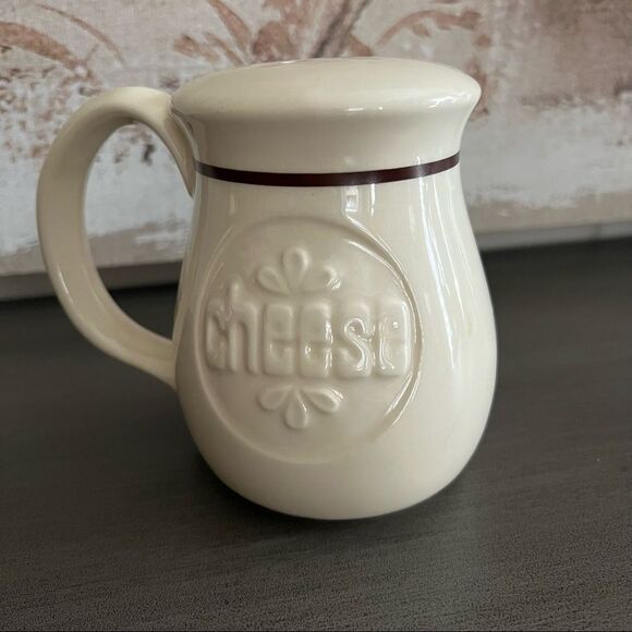 Vintage Pottery Parmesan Cheese Holder - Picture 2 of 4